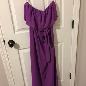 Strapless Maxi Dress